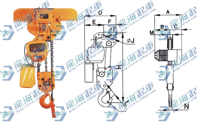 7.5T雙速環(huán)鏈電動葫蘆